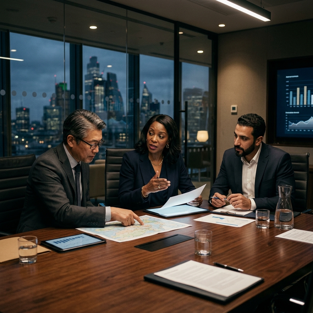 Diverse Corporate Board Meeting